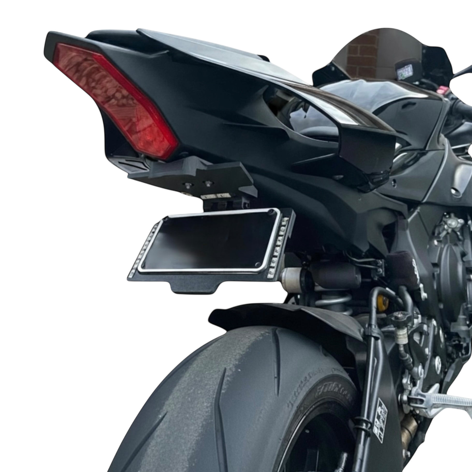 Stealth Systems Combo - 2015+ Yamaha YZF-R1 Flip Plate and Integrated Tail Light